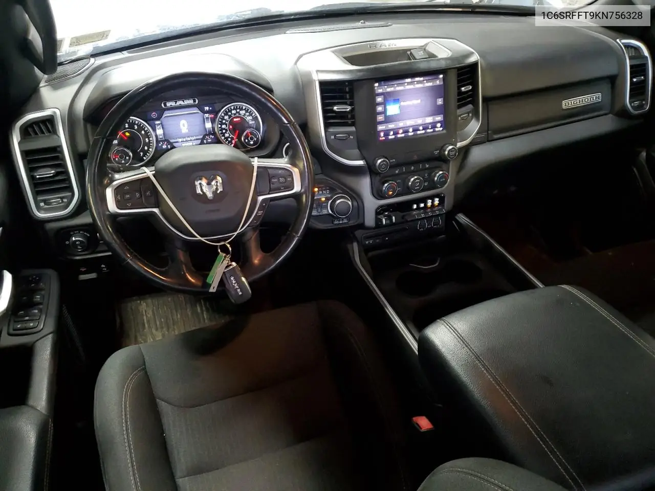 2019 Ram 1500 Big Horn/Lone Star VIN: 1C6SRFFT9KN756328 Lot: 56824645