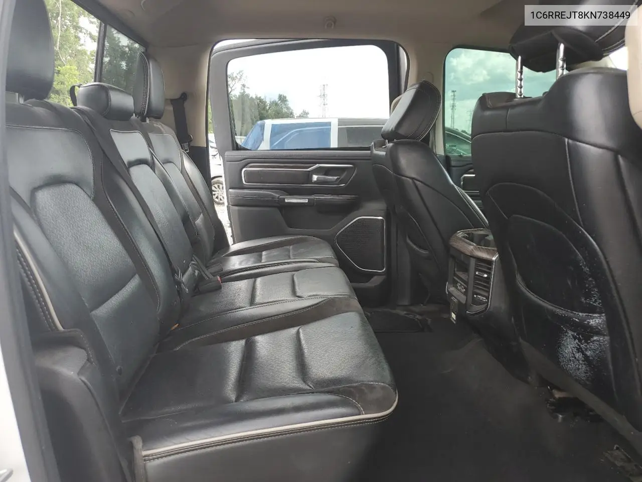 2019 Ram 1500 Laramie VIN: 1C6RREJT8KN738449 Lot: 56935305