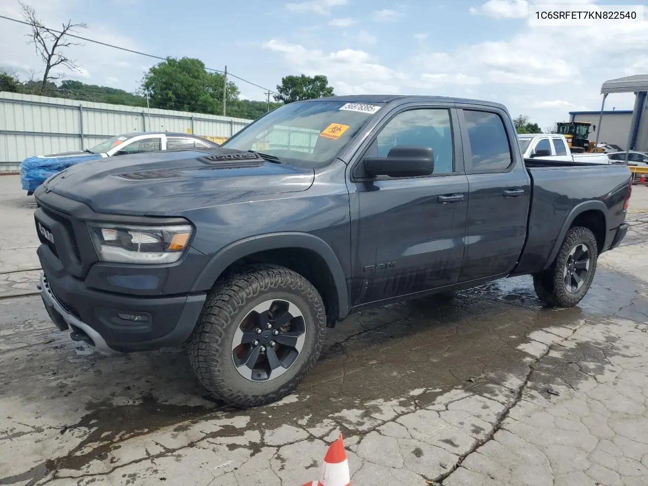 2019 Ram 1500 Rebel VIN: 1C6SRFET7KN822540 Lot: 56976395