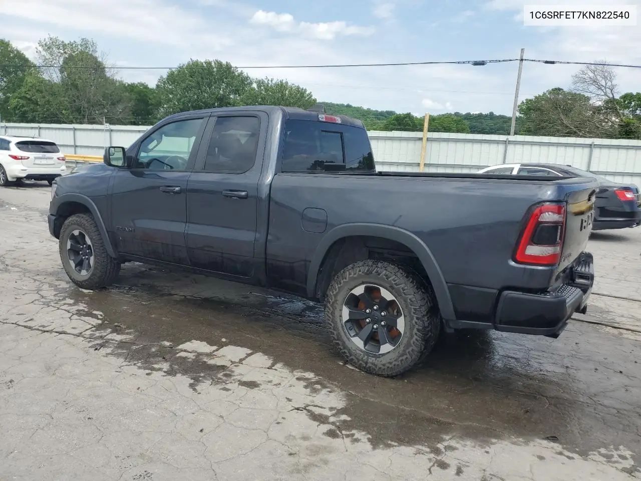 2019 Ram 1500 Rebel VIN: 1C6SRFET7KN822540 Lot: 56976395