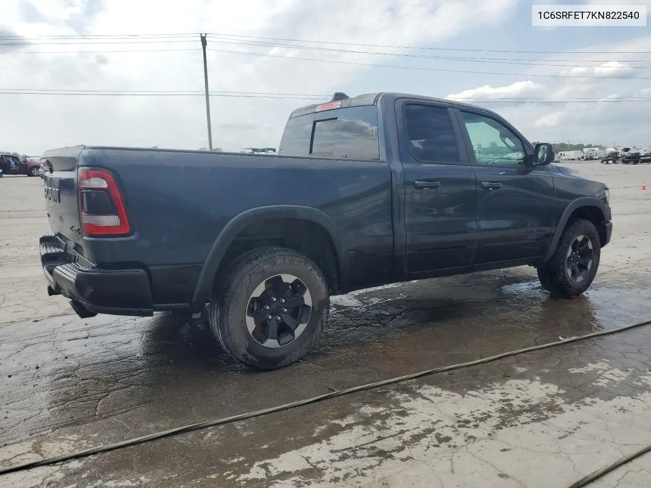 2019 Ram 1500 Rebel VIN: 1C6SRFET7KN822540 Lot: 56976395