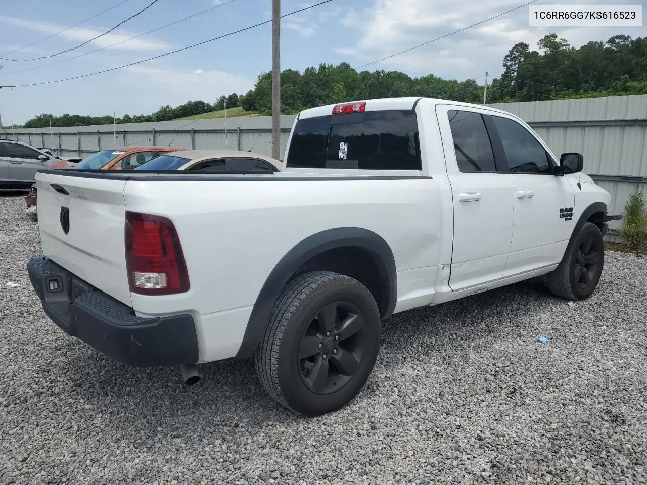 2019 Ram 1500 Classic Slt VIN: 1C6RR6GG7KS616523 Lot: 57052395