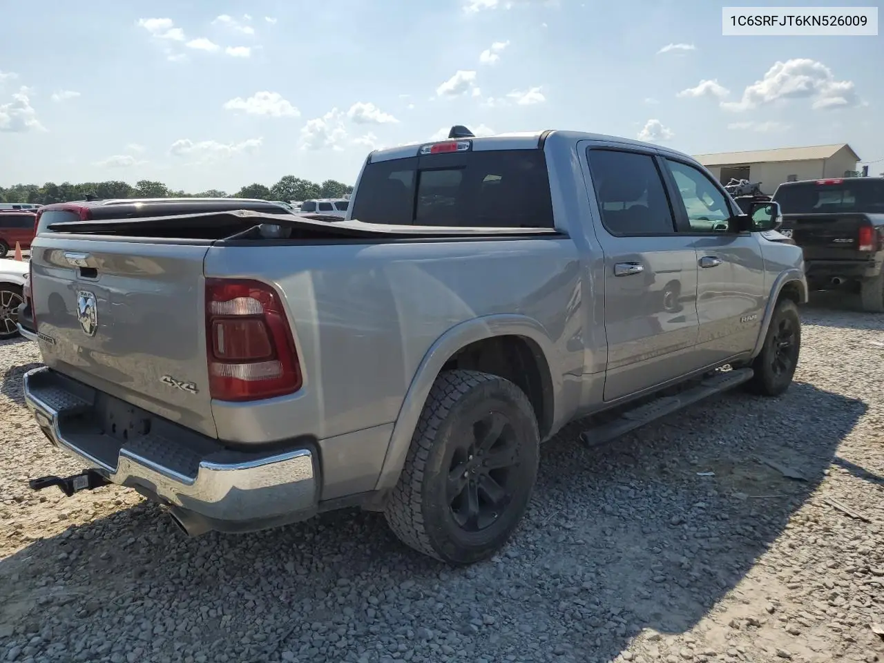 2019 Ram 1500 Laramie VIN: 1C6SRFJT6KN526009 Lot: 61230395