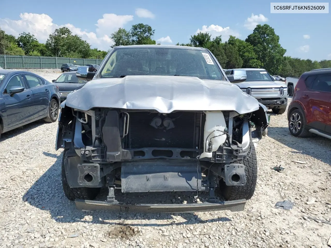 2019 Ram 1500 Laramie VIN: 1C6SRFJT6KN526009 Lot: 61230395