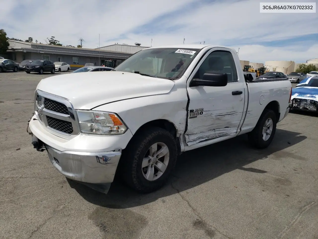 2019 Ram 1500 Classic Tradesman VIN: 3C6JR6AG7KG702332 Lot: 62738585