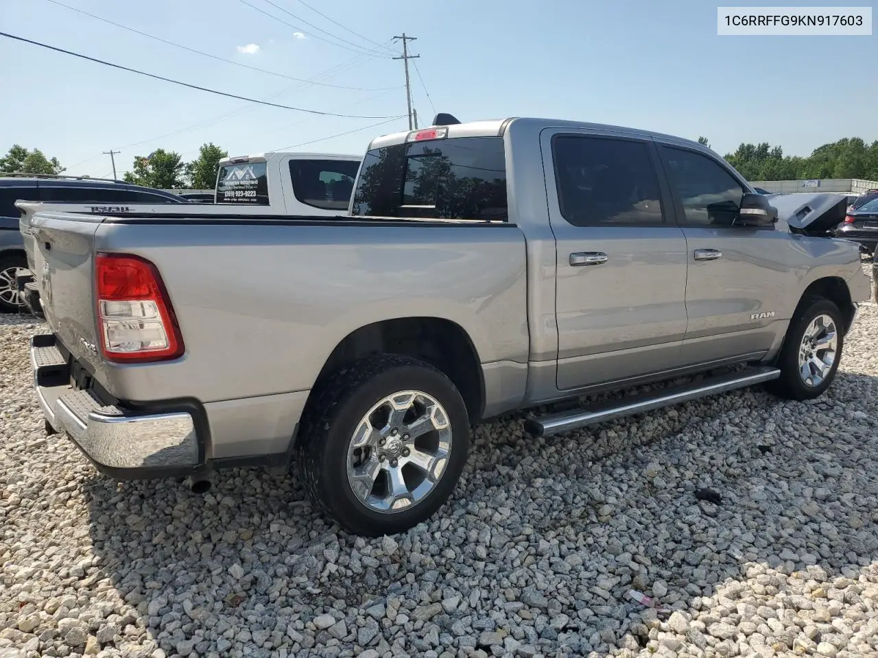 2019 Ram 1500 Big Horn/Lone Star VIN: 1C6RRFFG9KN917603 Lot: 63026145