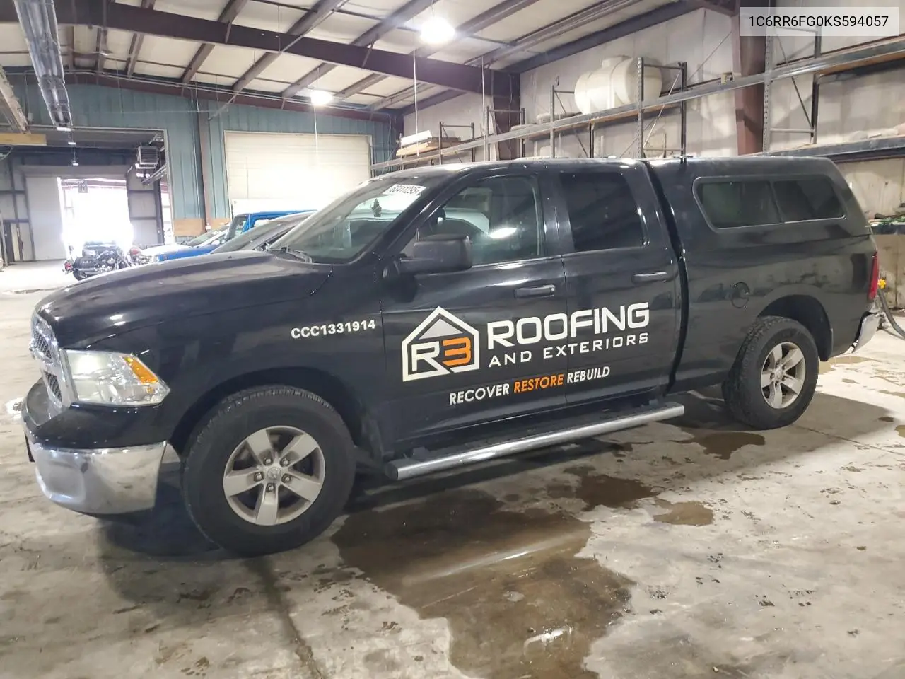 2019 Ram 1500 Classic Tradesman VIN: 1C6RR6FG0KS594057 Lot: 63411295