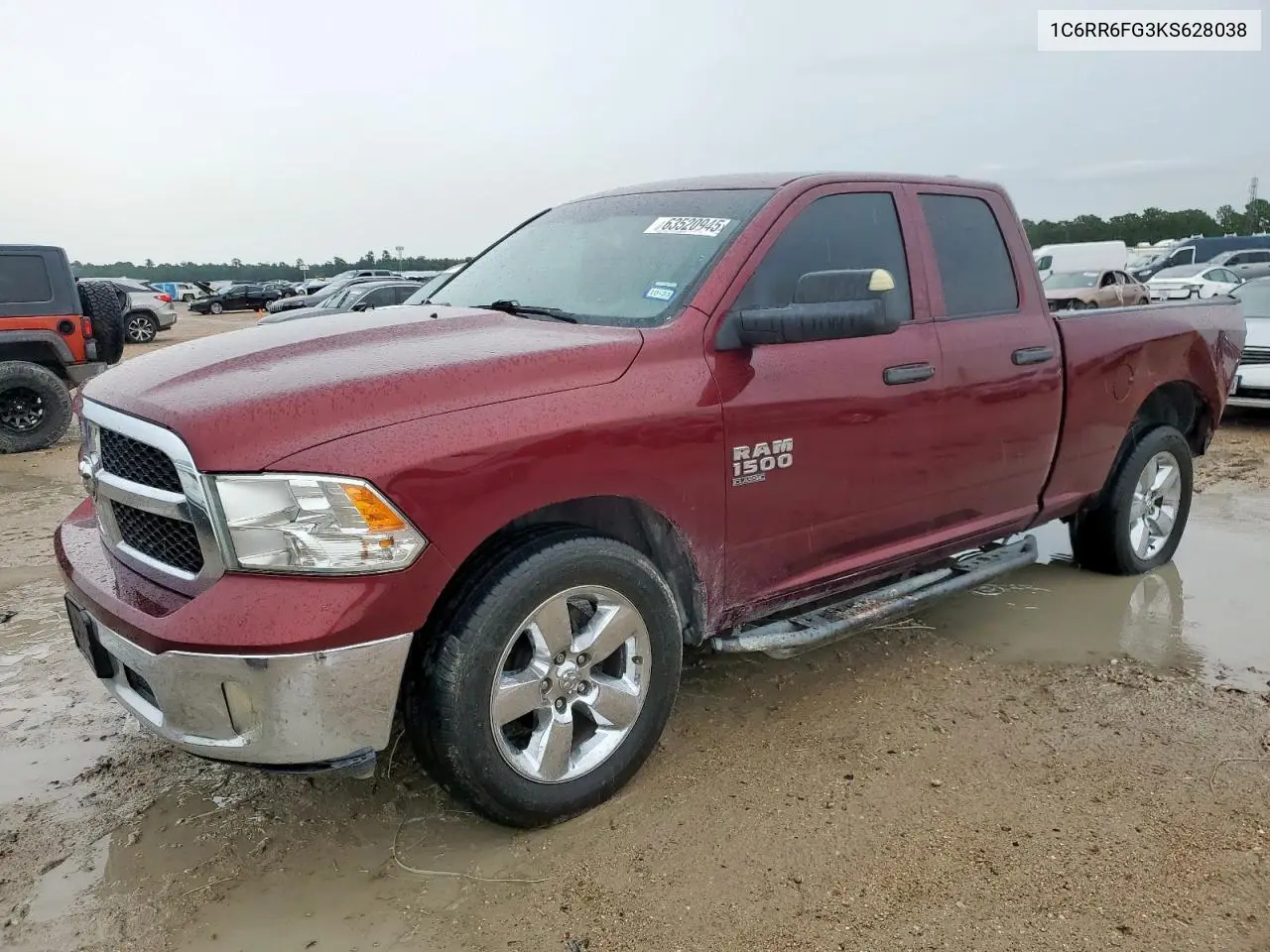 2019 Ram 1500 Classic Tradesman VIN: 1C6RR6FG3KS628038 Lot: 63520945
