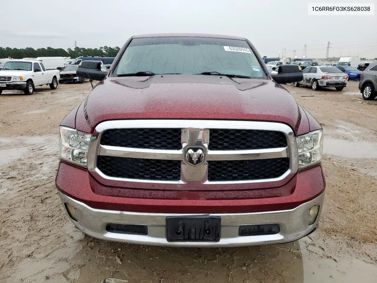 2019 Ram 1500 Classic Tradesman VIN: 1C6RR6FG3KS628038 Lot: 63520945