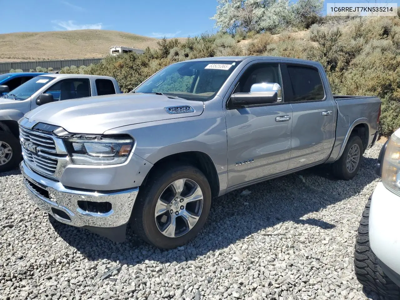 2019 Ram 1500 Laramie VIN: 1C6RREJT7KN535214 Lot: 63525365