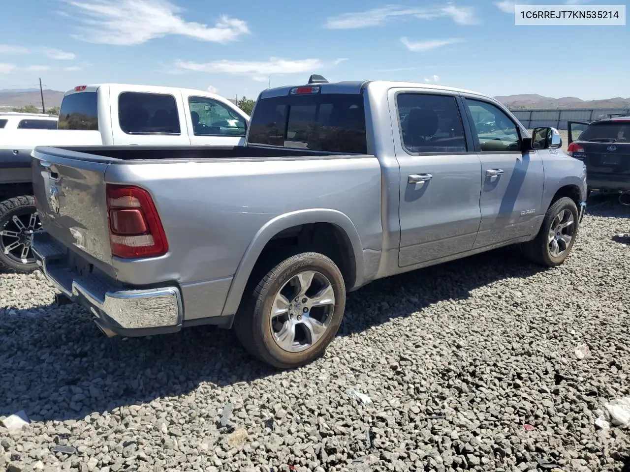 2019 Ram 1500 Laramie VIN: 1C6RREJT7KN535214 Lot: 63525365
