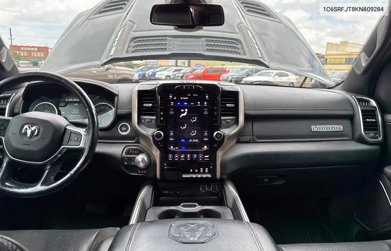 2019 Ram 1500 Laramie VIN: 1C6SRFJT8KN809284 Lot: 63910725