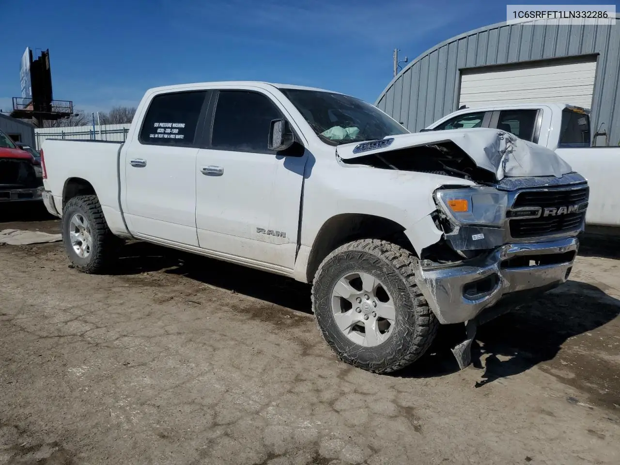 2020 Ram 1500 Big Horn/Lone Star VIN: 1C6SRFFT1LN332286 Lot: 45962685