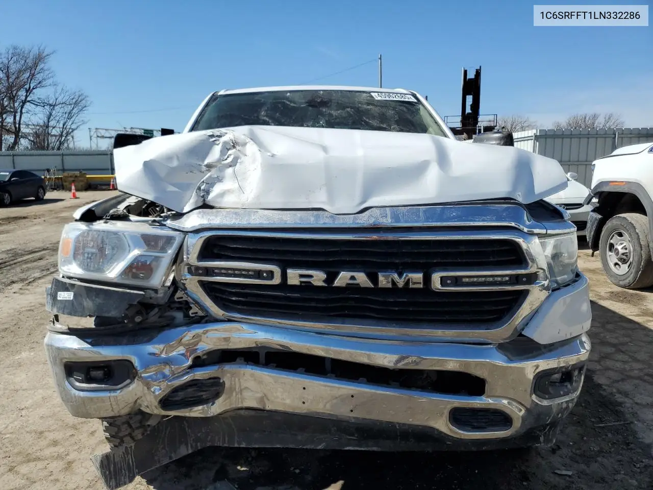 2020 Ram 1500 Big Horn/Lone Star VIN: 1C6SRFFT1LN332286 Lot: 45962685