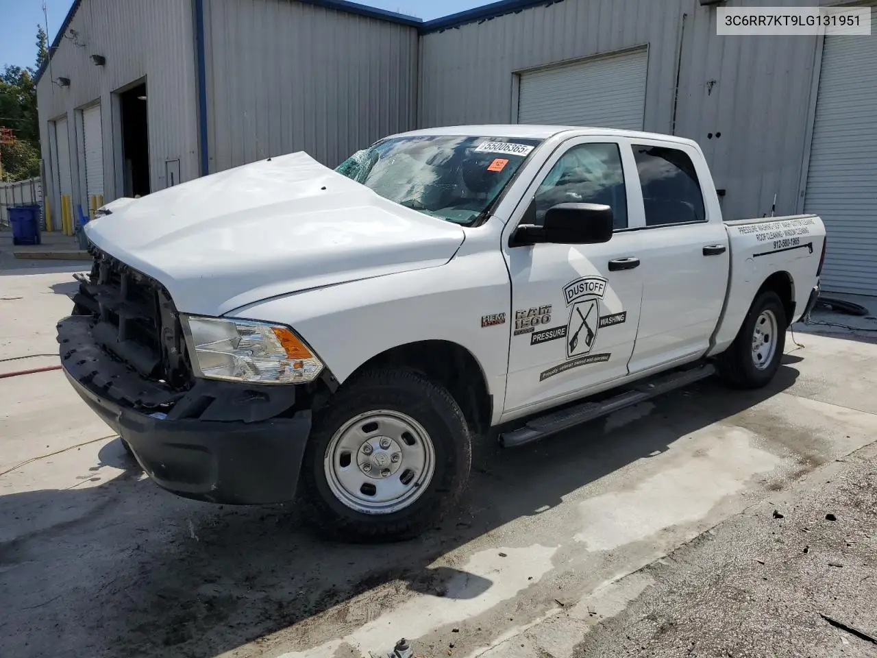 2020 Ram 1500 Classic Tradesman VIN: 3C6RR7KT9LG131951 Lot: 55006365