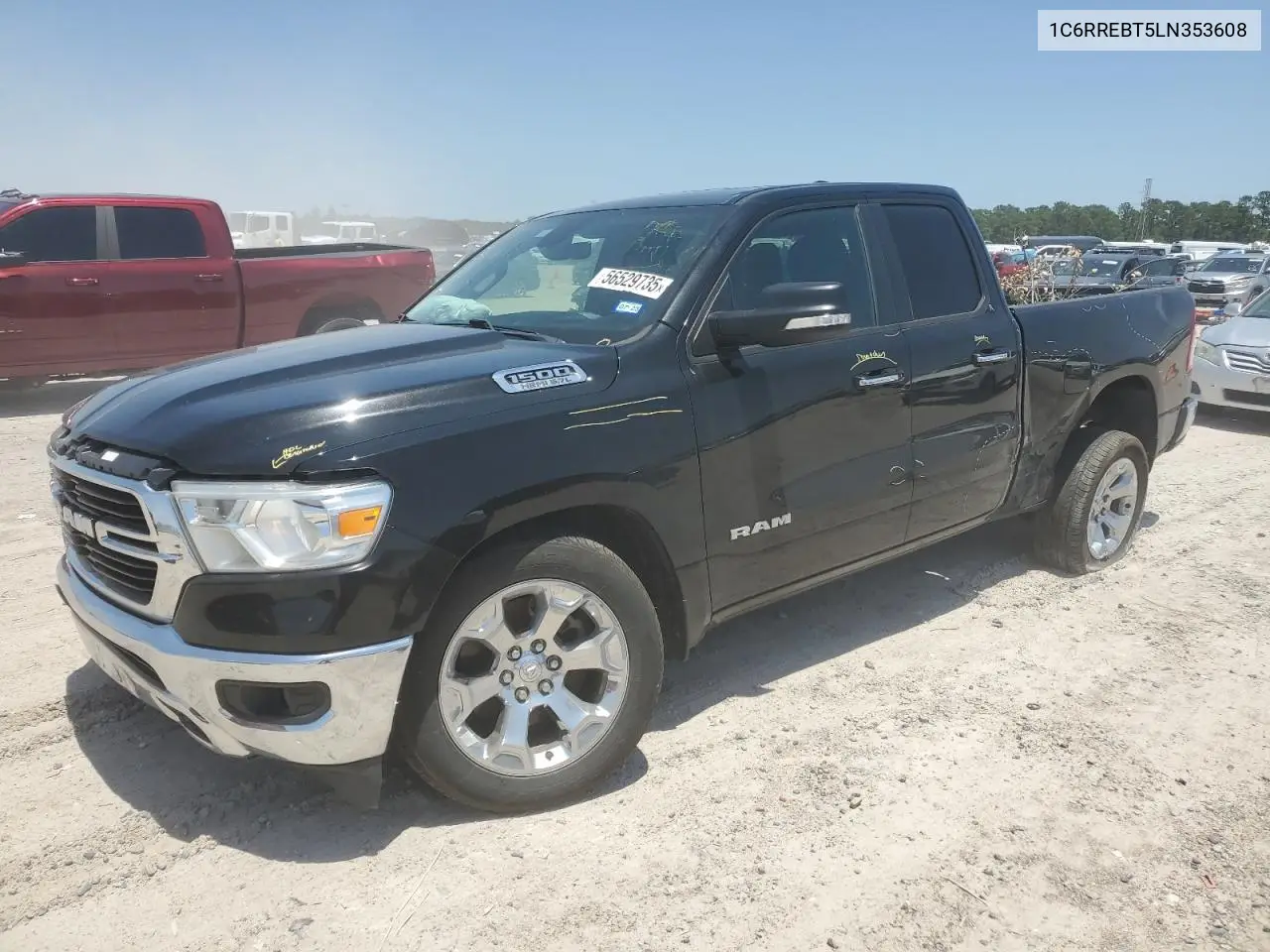 2020 Ram 1500 Big Horn/Lone Star VIN: 1C6RREBT5LN353608 Lot: 56529735