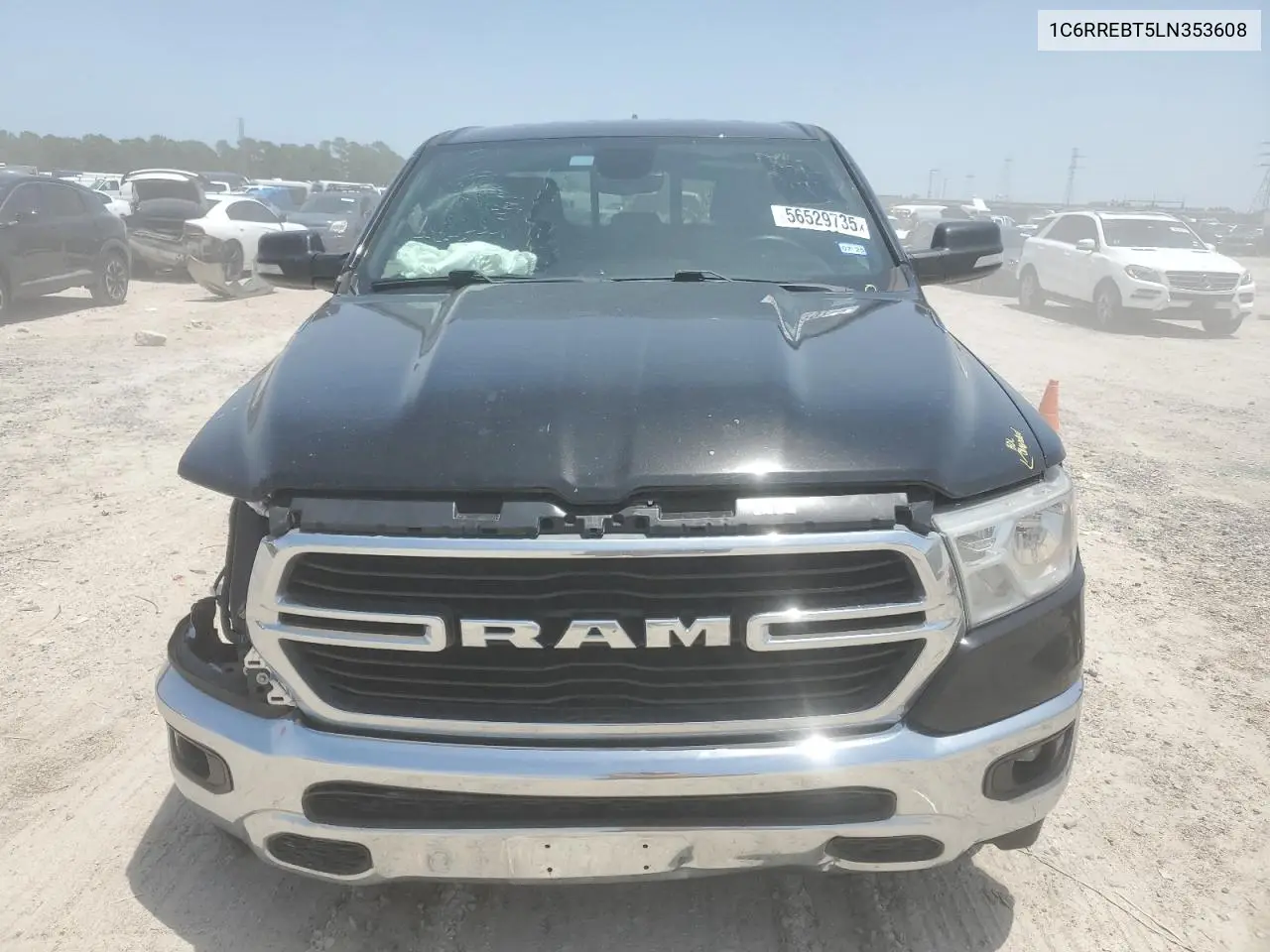 2020 Ram 1500 Big Horn/Lone Star VIN: 1C6RREBT5LN353608 Lot: 56529735