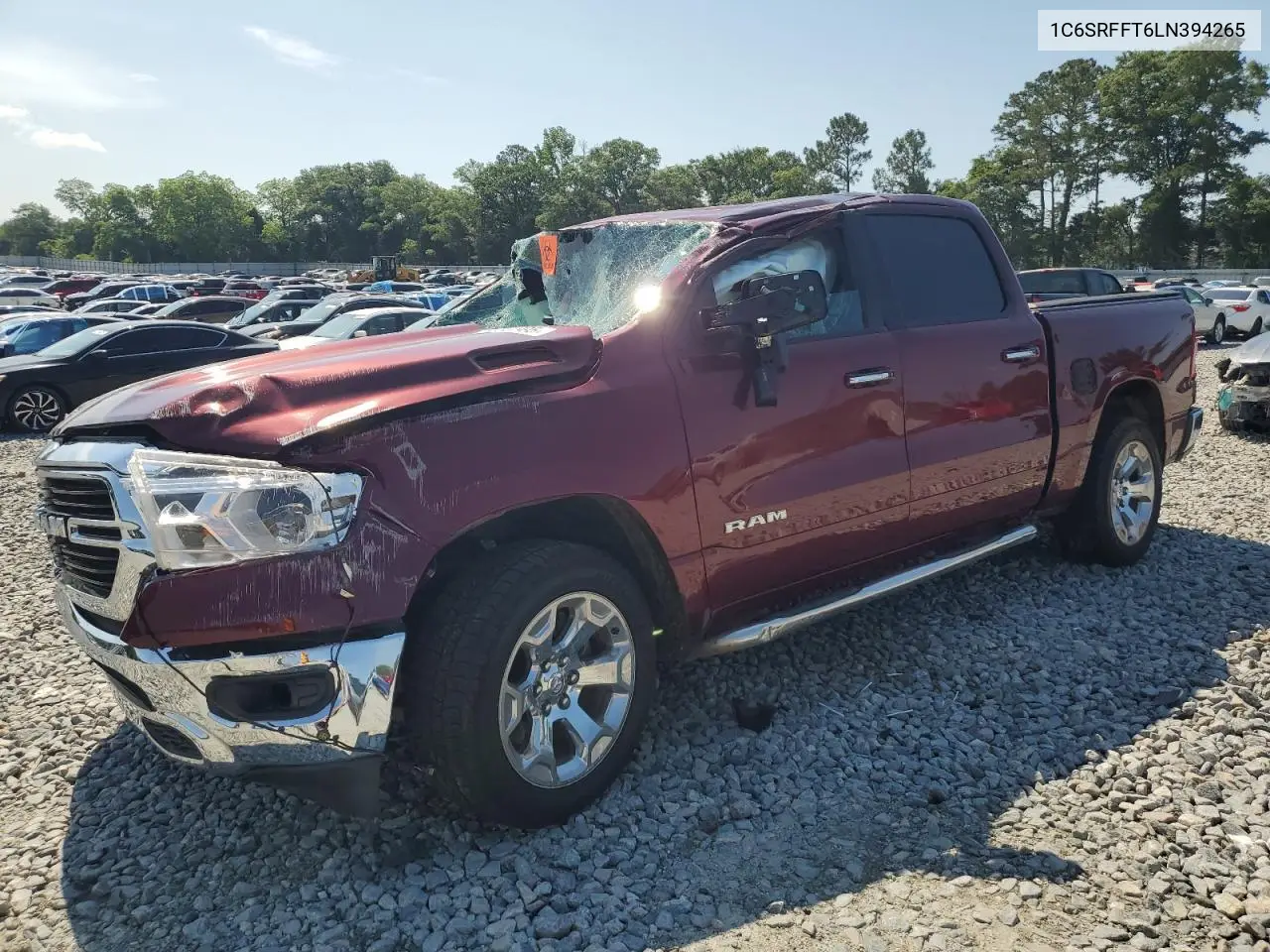 2020 Ram 1500 Big Horn/Lone Star VIN: 1C6SRFFT6LN394265 Lot: 56744995