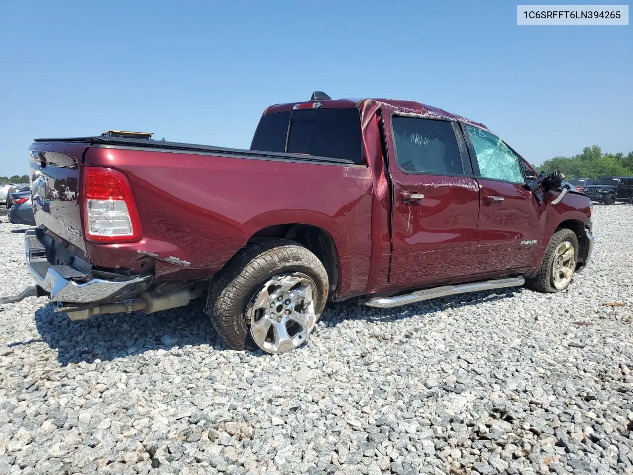 2020 Ram 1500 Big Horn/Lone Star VIN: 1C6SRFFT6LN394265 Lot: 56744995
