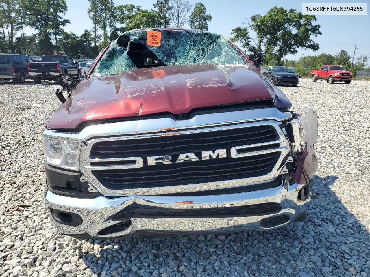 2020 Ram 1500 Big Horn/Lone Star VIN: 1C6SRFFT6LN394265 Lot: 56744995