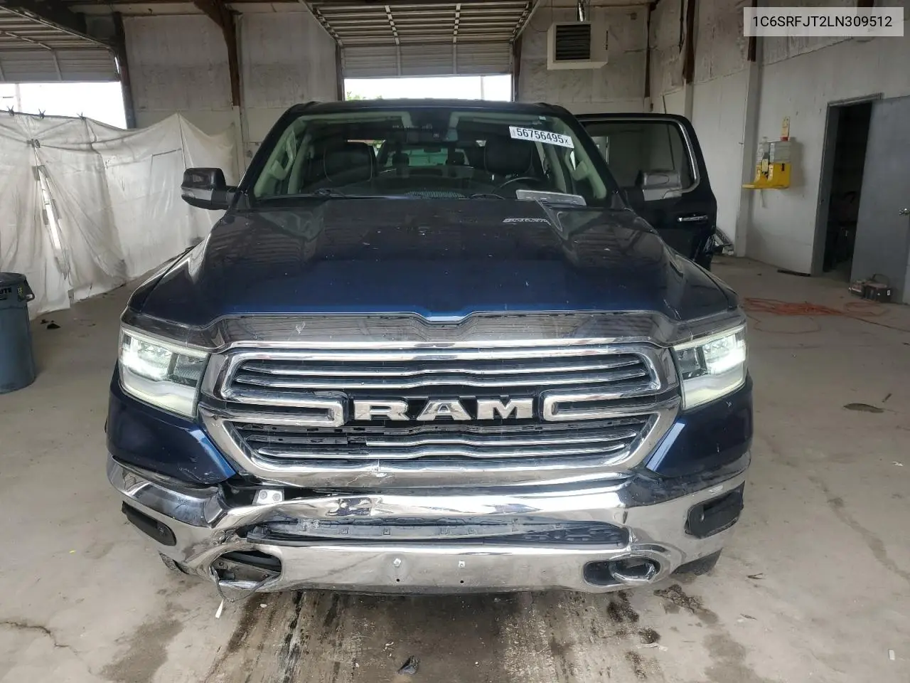 2020 Ram 1500 Laramie VIN: 1C6SRFJT2LN309512 Lot: 56756495
