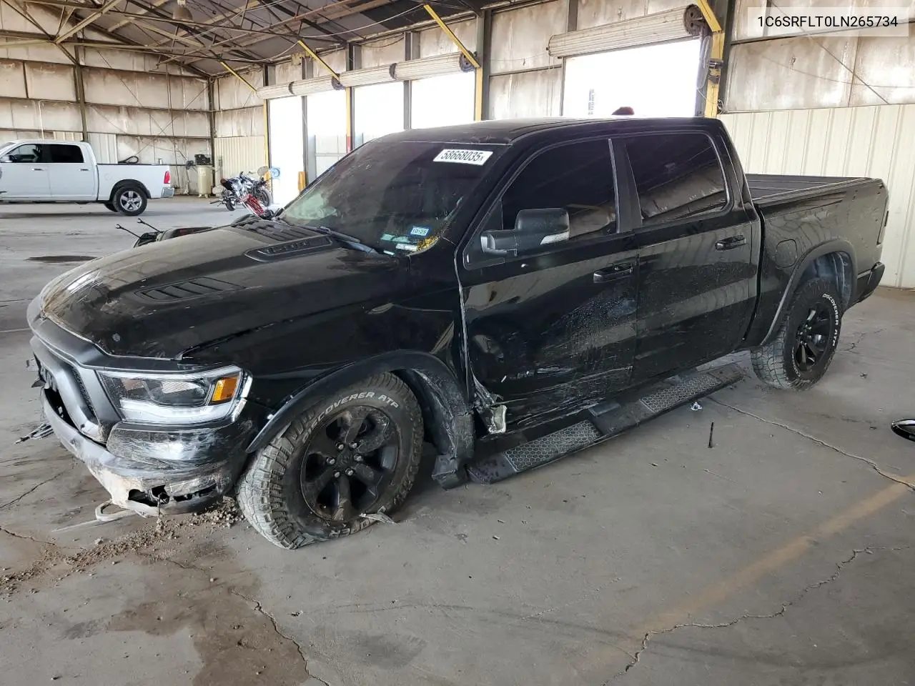 2020 Ram 1500 Rebel VIN: 1C6SRFLT0LN265734 Lot: 58668035
