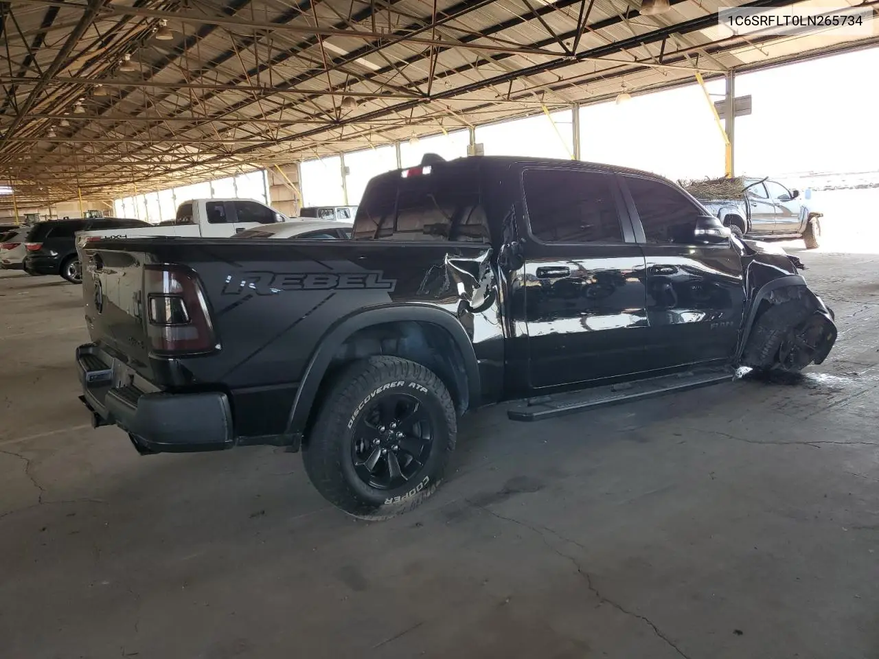 2020 Ram 1500 Rebel VIN: 1C6SRFLT0LN265734 Lot: 58668035