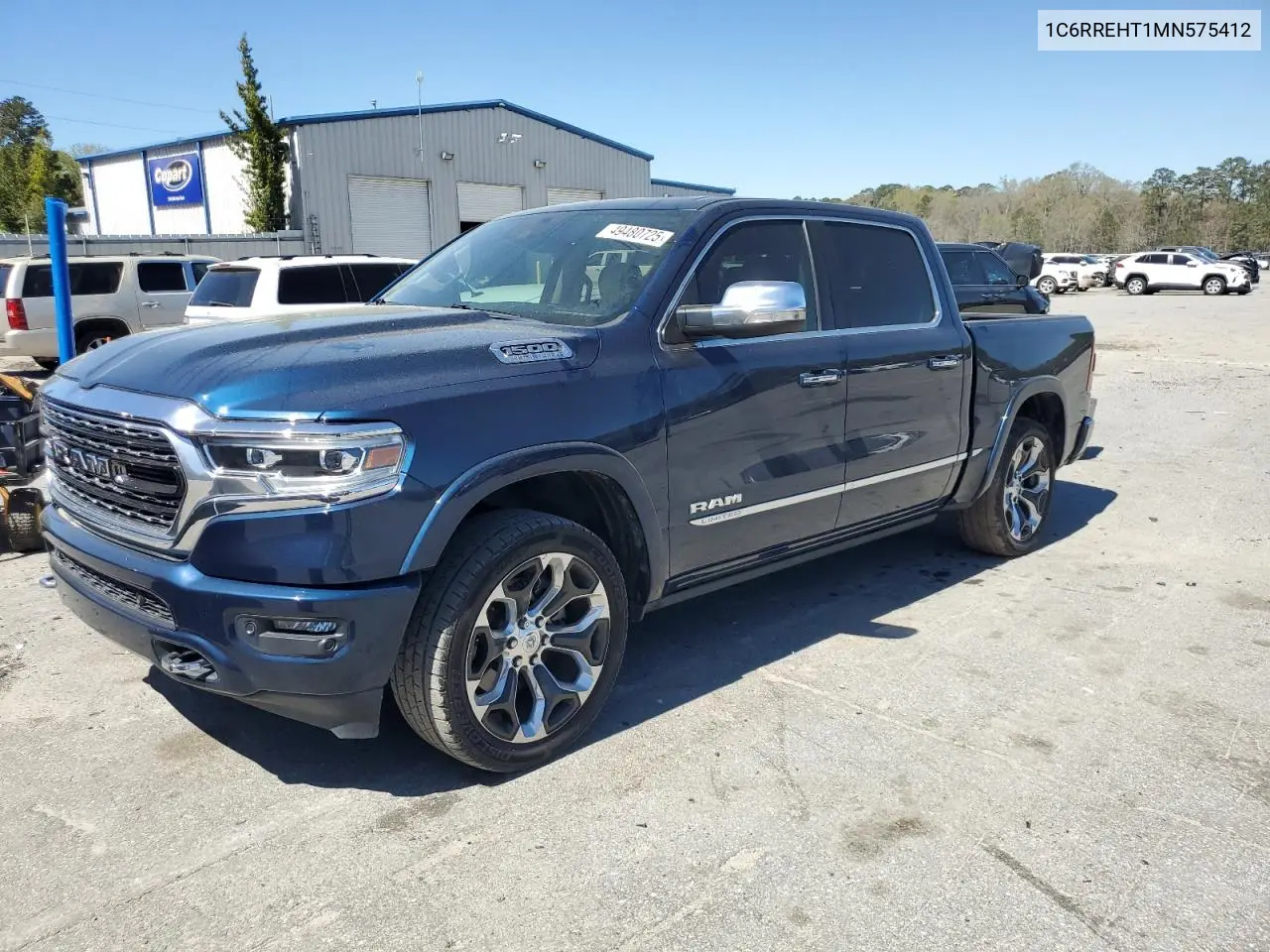 2021 Ram 1500 Limited VIN: 1C6RREHT1MN575412 Lot: 49480725