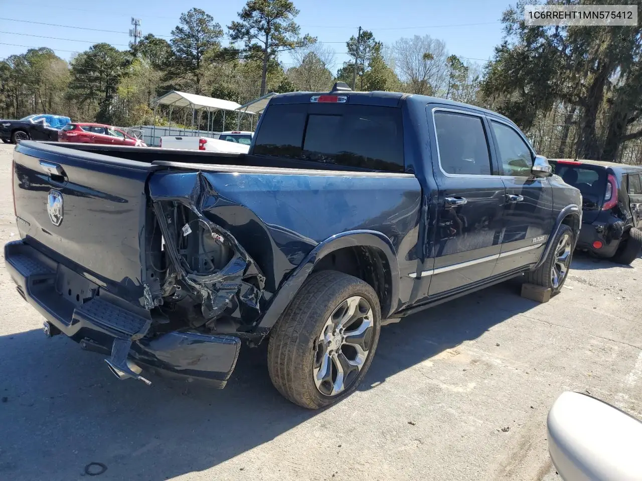 2021 Ram 1500 Limited VIN: 1C6RREHT1MN575412 Lot: 49480725