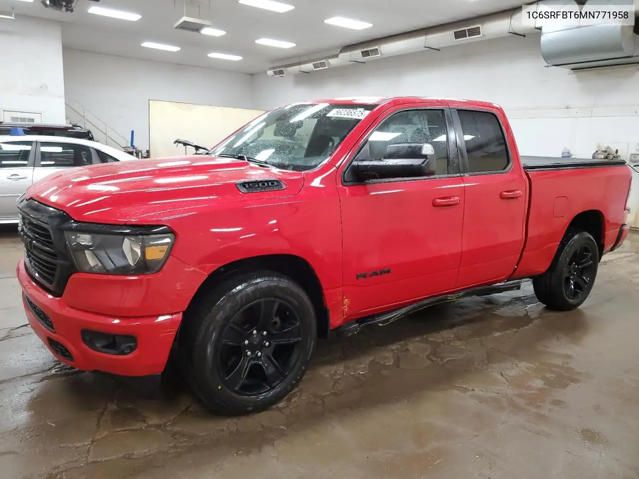 2021 Ram 1500 Big Horn/Lone Star VIN: 1C6SRFBT6MN771958 Lot: 56236575