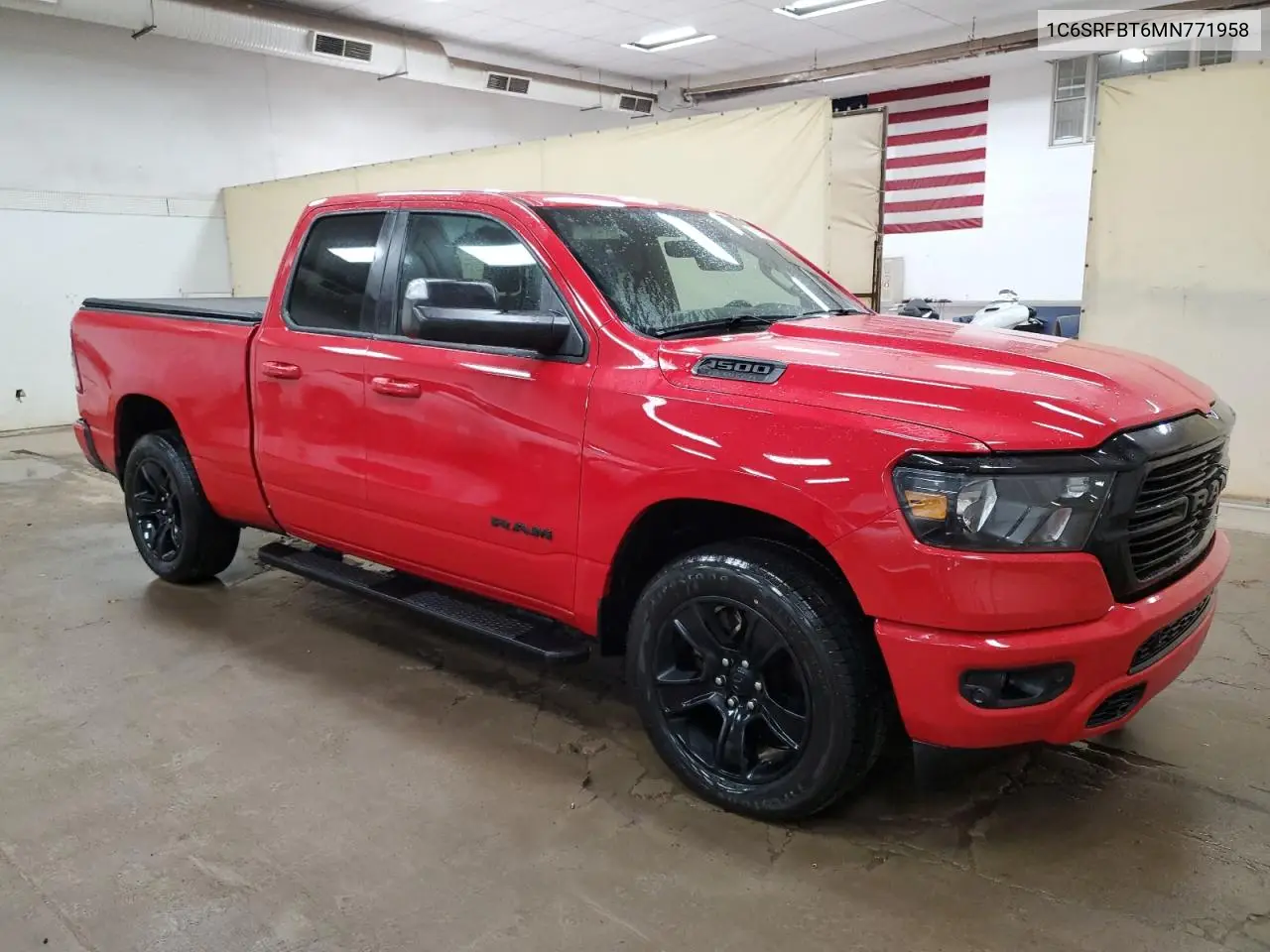 2021 Ram 1500 Big Horn/Lone Star VIN: 1C6SRFBT6MN771958 Lot: 56236575