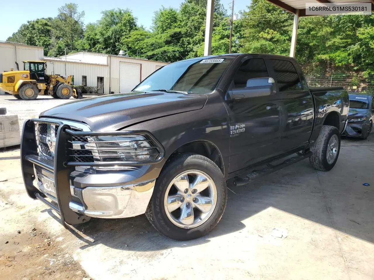 2021 Ram 1500 Classic Slt VIN: 1C6RR6LG1MS530181 Lot: 56755665