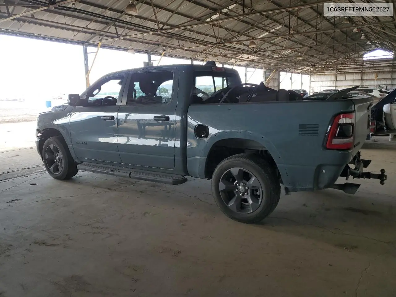 2021 Ram 1500 Big Horn/Lone Star VIN: 1C6SRFFT9MN562627 Lot: 56857225