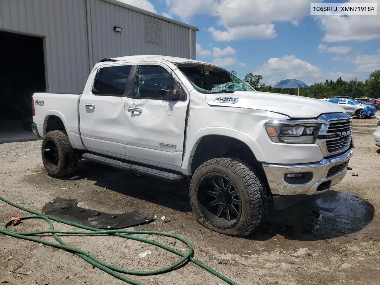 2021 Ram 1500 Laramie VIN: 1C6SRFJTXMN719184 Lot: 57024995