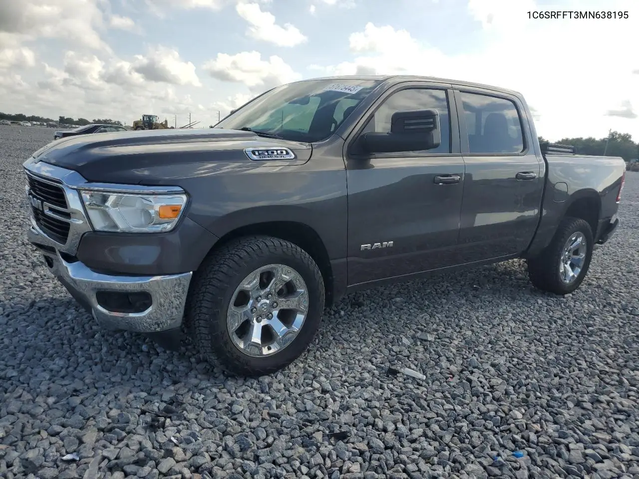 2021 Ram 1500 Big Horn/Lone Star VIN: 1C6SRFFT3MN638195 Lot: 57675445