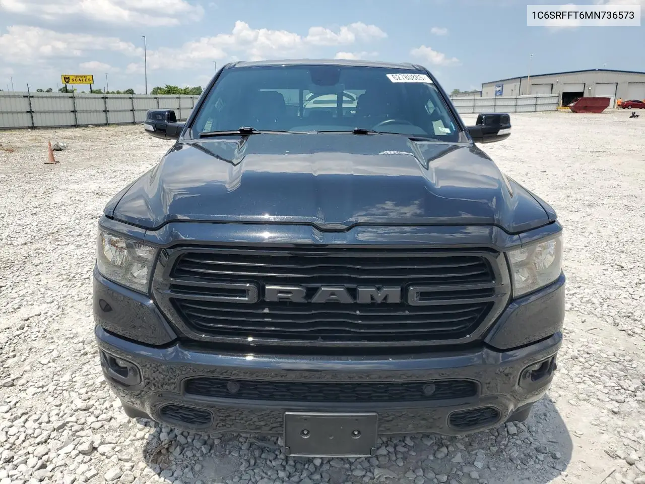 2021 Ram 1500 Big Horn/Lone Star VIN: 1C6SRFFT6MN736573 Lot: 62780885