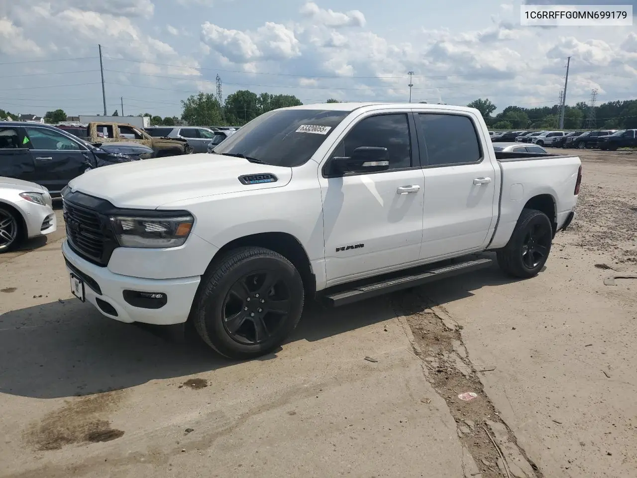 2021 Ram 1500 Big Horn/Lone Star VIN: 1C6RRFFG0MN699179 Lot: 63320055