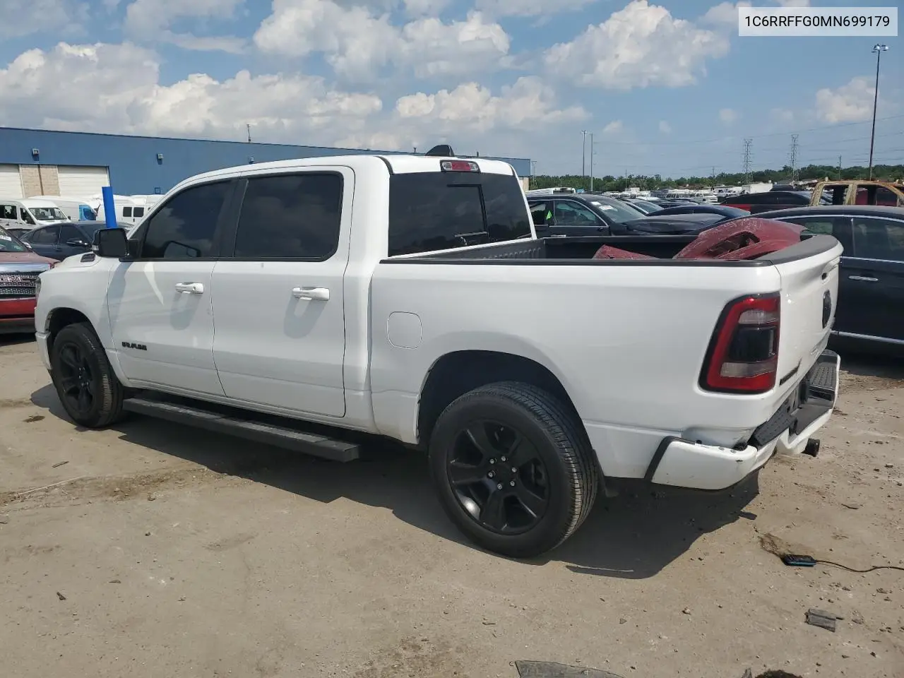 2021 Ram 1500 Big Horn/Lone Star VIN: 1C6RRFFG0MN699179 Lot: 63320055