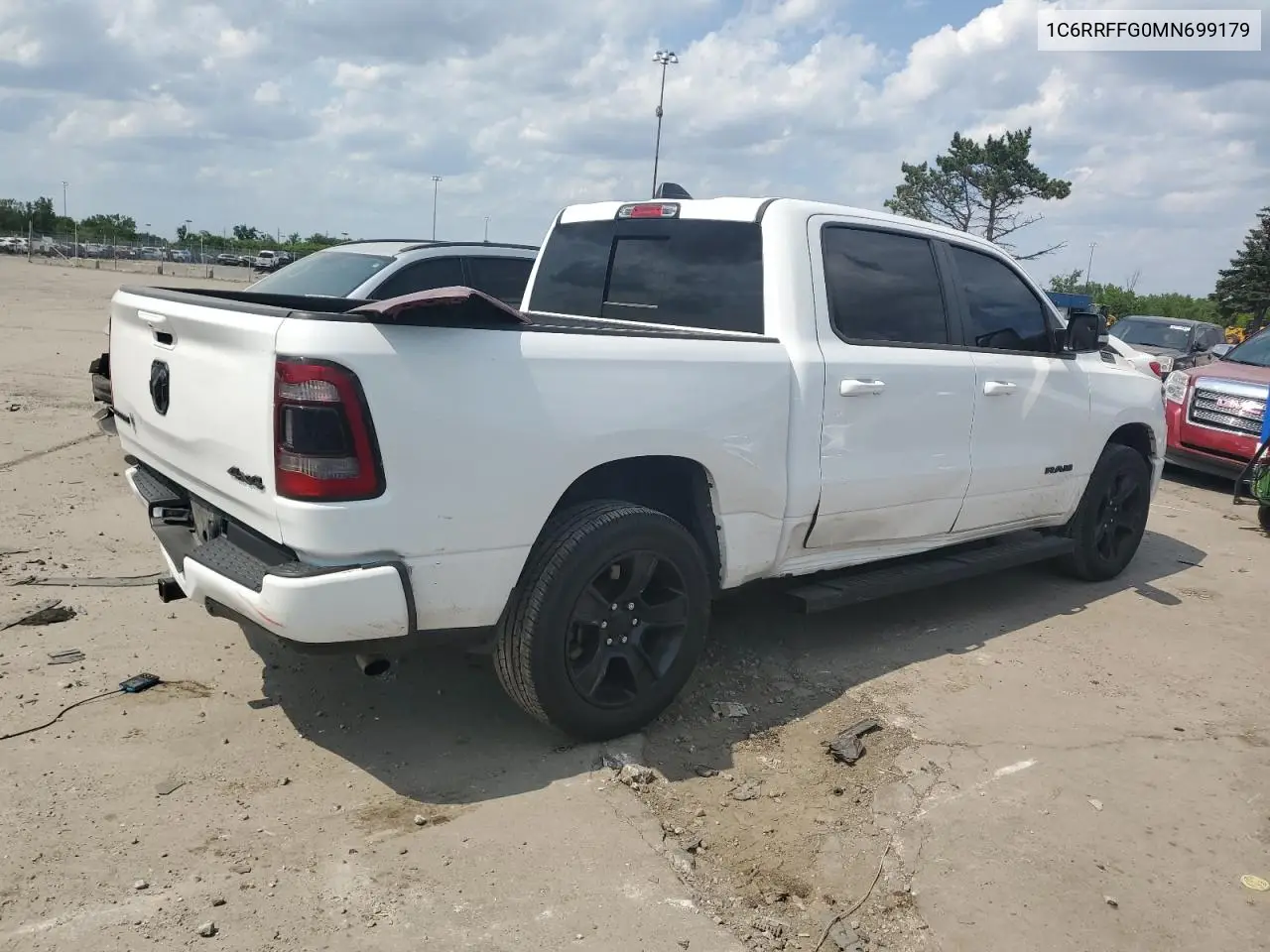 2021 Ram 1500 Big Horn/Lone Star VIN: 1C6RRFFG0MN699179 Lot: 63320055