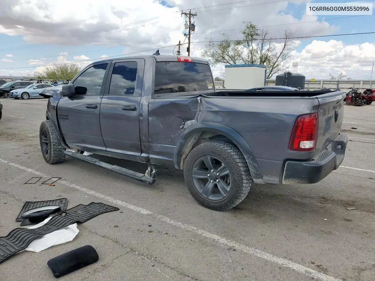 2021 Ram 1500 Classic Slt VIN: 1C6RR6GG0MS550996 Lot: 63658915