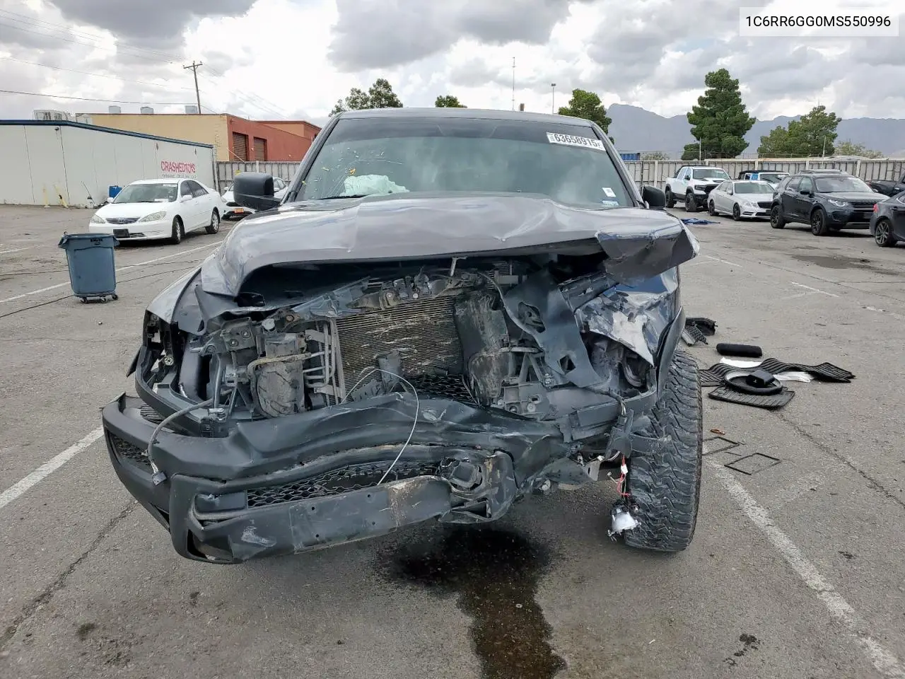 2021 Ram 1500 Classic Slt VIN: 1C6RR6GG0MS550996 Lot: 63658915
