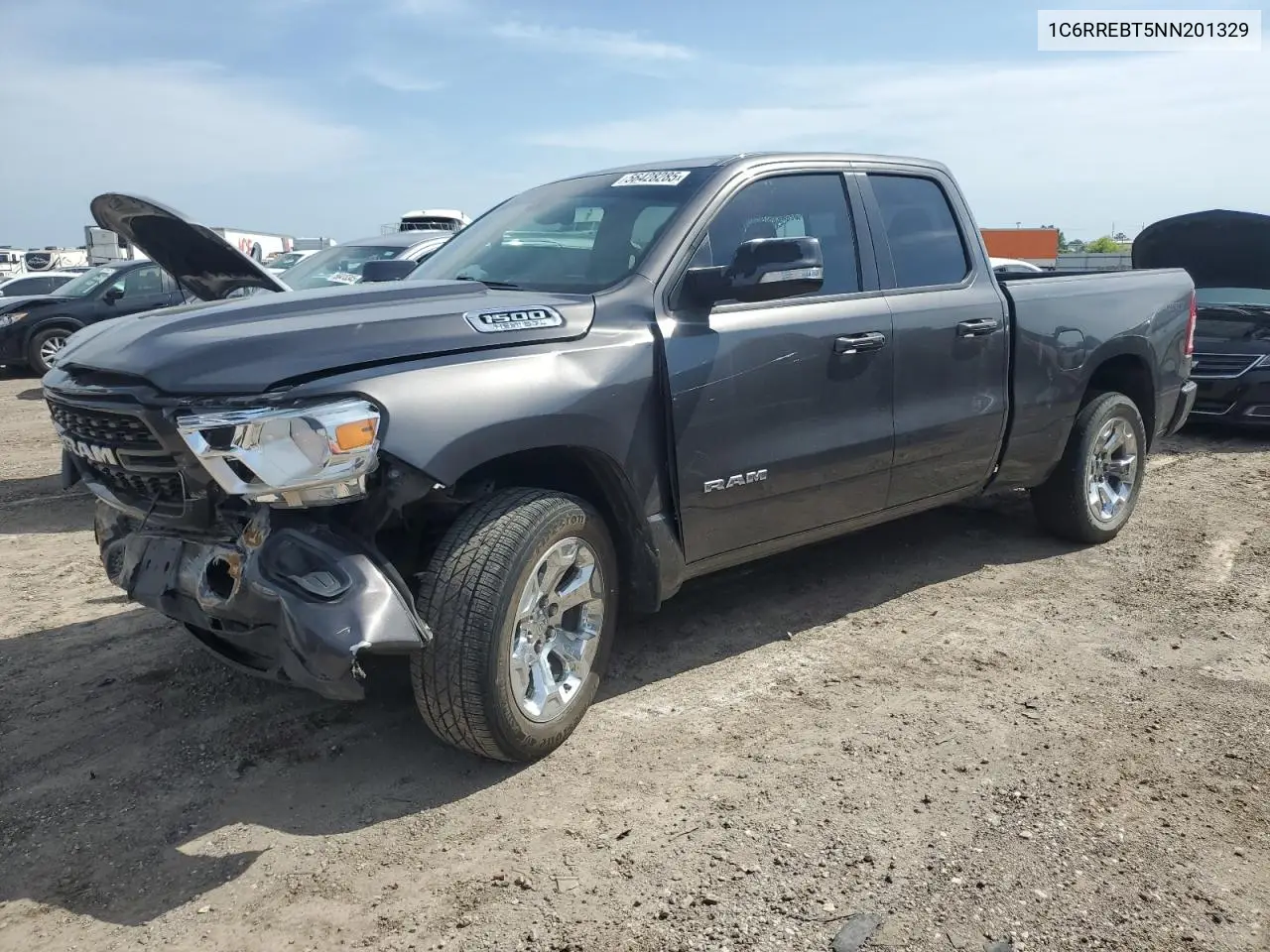 2022 Ram 1500 Big Horn/Lone Star VIN: 1C6RREBT5NN201329 Lot: 56428285