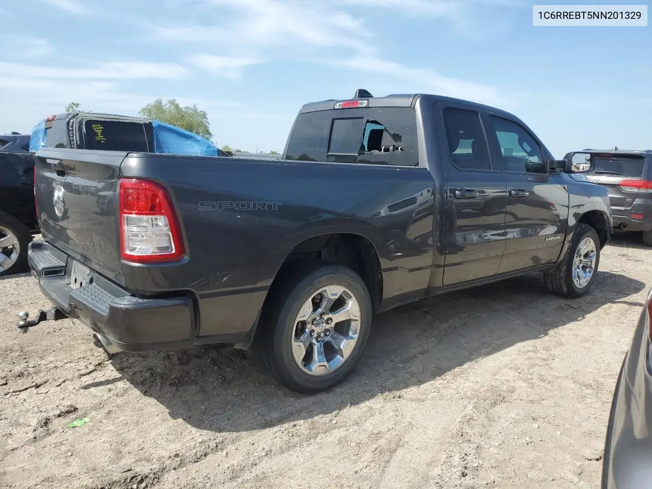 2022 Ram 1500 Big Horn/Lone Star VIN: 1C6RREBT5NN201329 Lot: 56428285