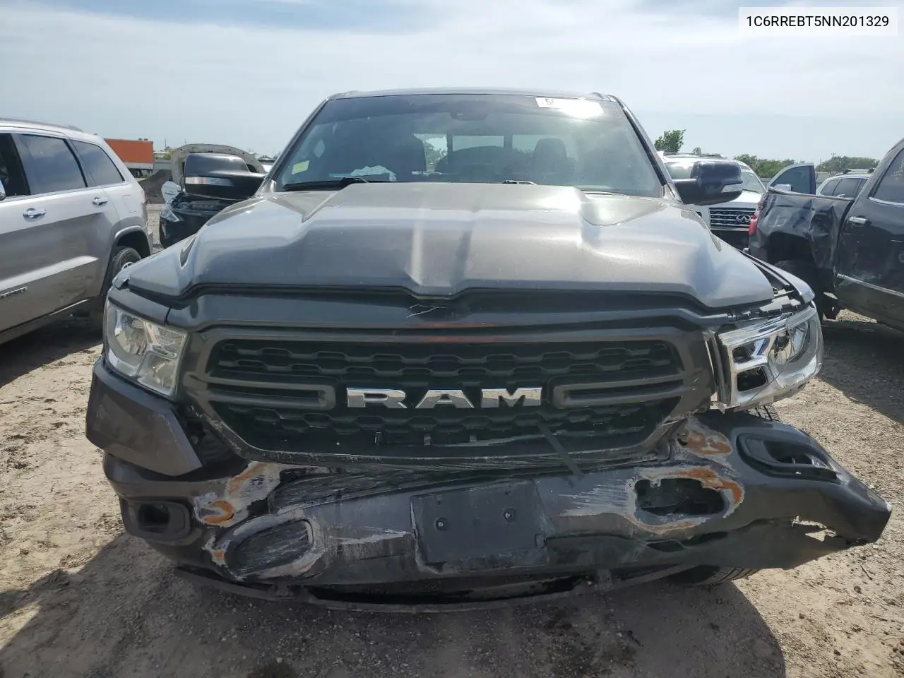 2022 Ram 1500 Big Horn/Lone Star VIN: 1C6RREBT5NN201329 Lot: 56428285