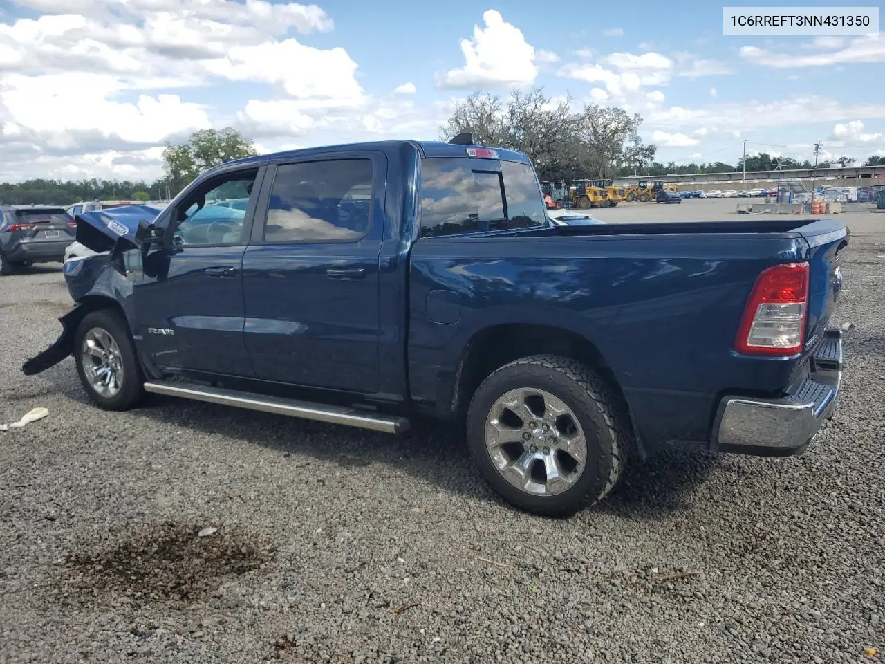 2022 Ram 1500 Big Horn/Lone Star VIN: 1C6RREFT3NN431350 Lot: 56457925