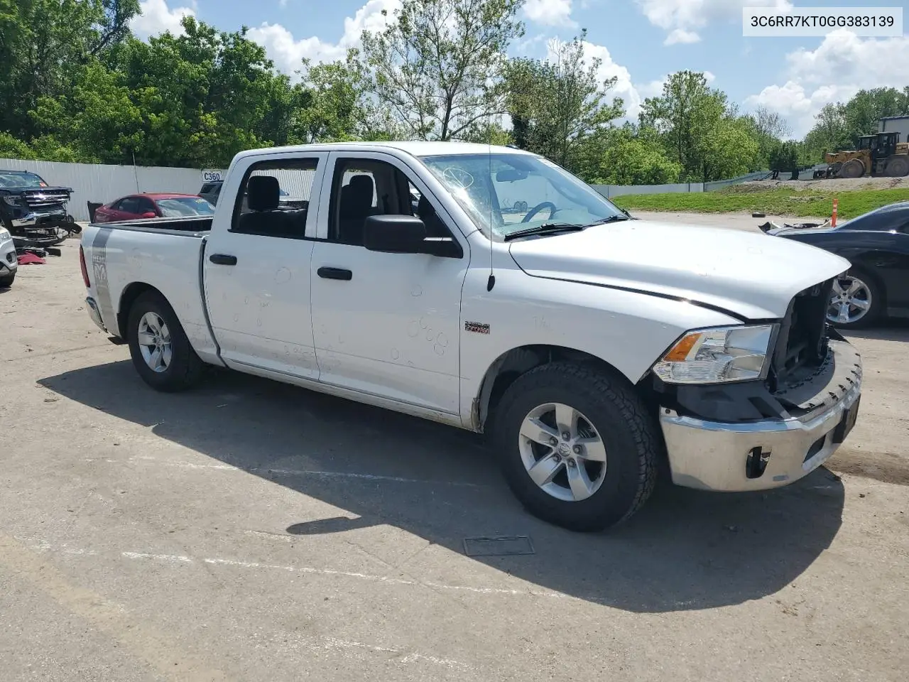 2022 Ram 1500 St VIN: 3C6RR7KT0GG383139 Lot: 56550145