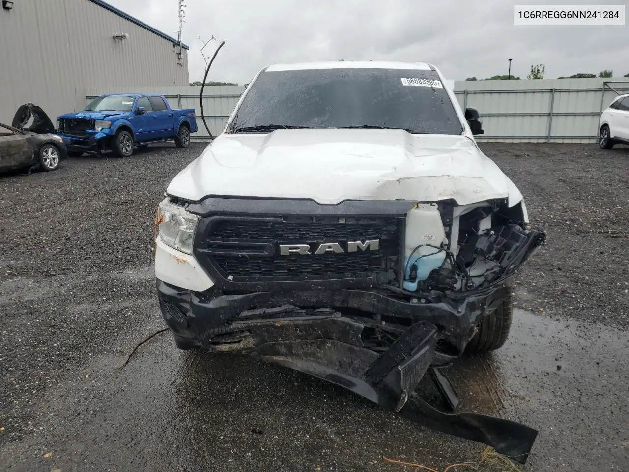2022 Ram 1500 Tradesman VIN: 1C6RREGG6NN241284 Lot: 56683395