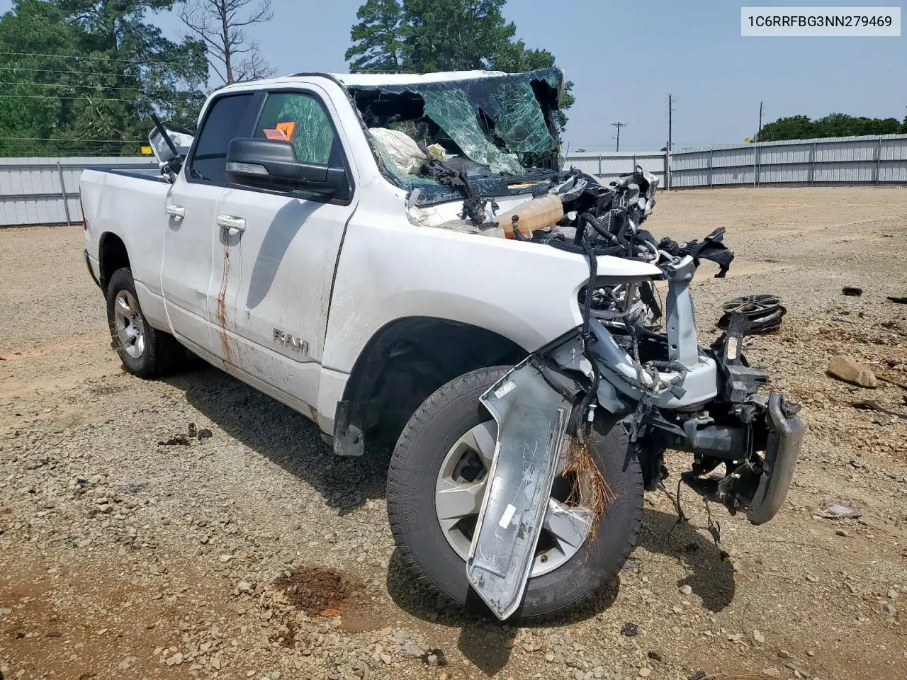 2022 Ram 1500 Big Horn/Lone Star VIN: 1C6RRFBG3NN279469 Lot: 56944525