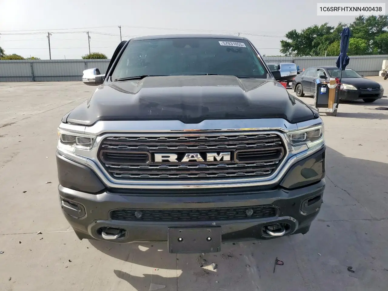2022 Ram 1500 Limited VIN: 1C6SRFHTXNN400438 Lot: 57031055