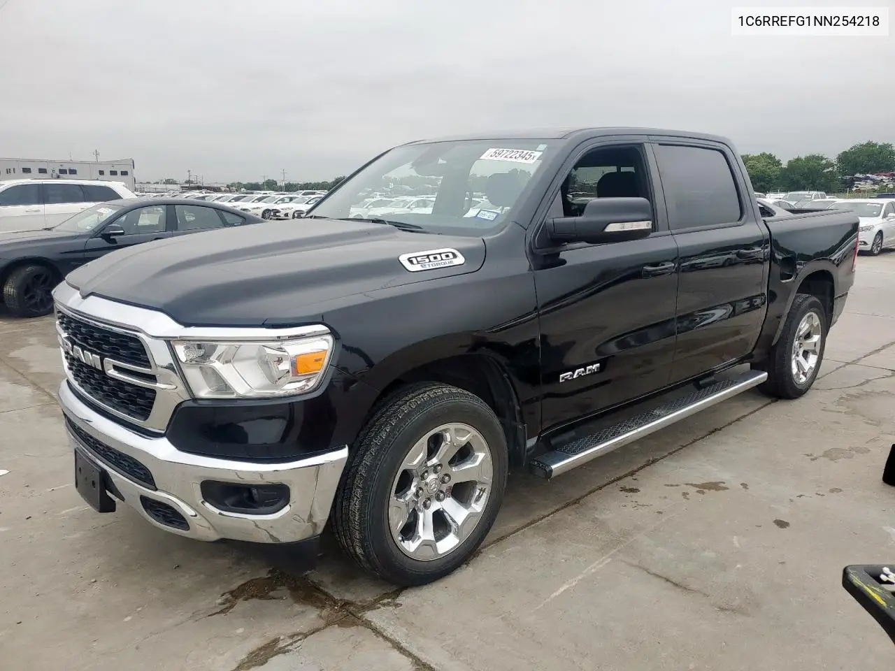 2022 Ram 1500 Big Horn/Lone Star VIN: 1C6RREFG1NN254218 Lot: 59722345